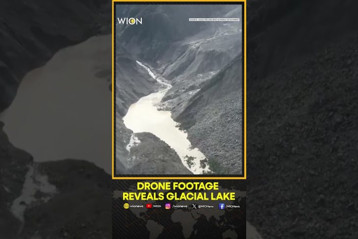 Chinese Authorities Release Drone Footage of Lake Formed by Glacier Debris Near Nepal Border | WION