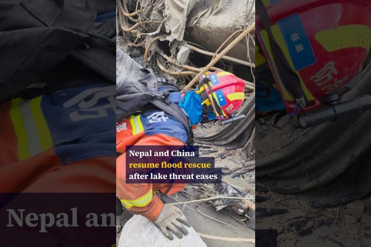 Nepal and China resume flood rescue after lake threat eases
