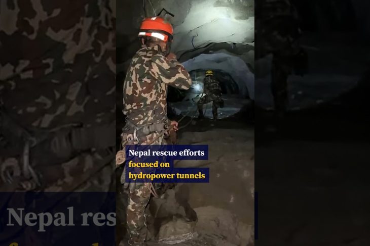 Nepal rescue efforts focused on hydropower tunnels