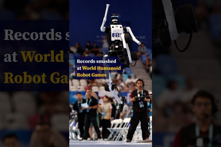Robots smash track records at World Humanoid Robot Games in China