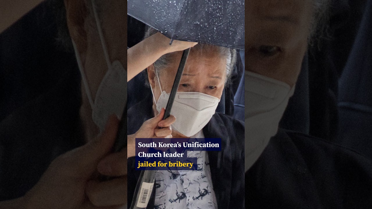South Korea’s Unification Church leader jailed for bribery