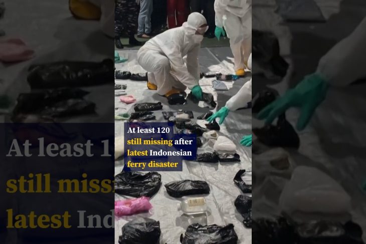 At least 120 still missing after latest Indonesian ferry disaster