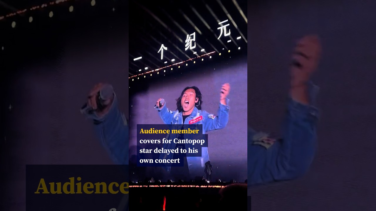 Audience member covers for Hacken Lee after Cantopop star’s concert delayed by bad weather