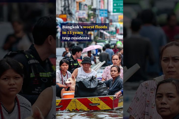 Bangkok’s worst floods in 15 years trap residents