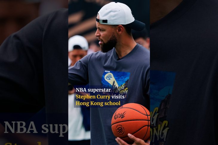 NBA superstar Stephen Curry visits Hong Kong school
