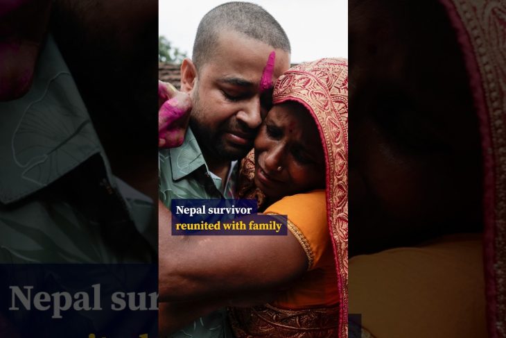 Nepal survivor reunited with family