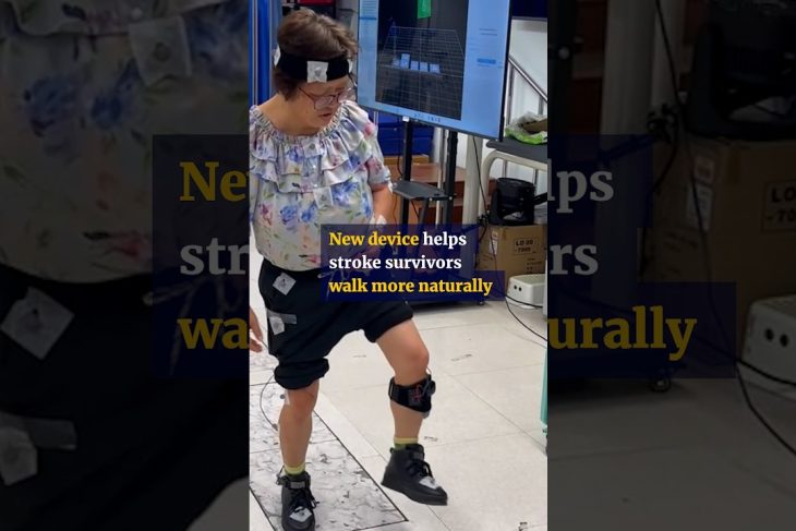 New device helps stroke survivors walk more naturally