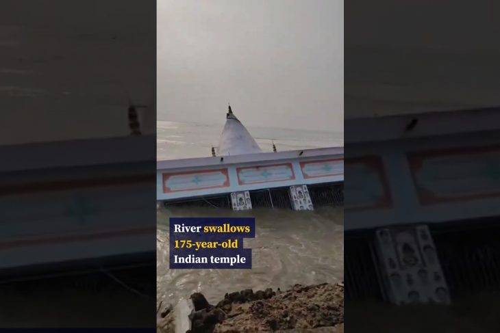 River swallows 175-year-old Indian temple