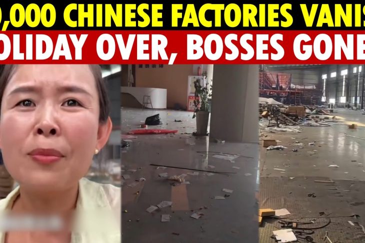 20,000 Factories Vanish! Chinese Bosses Flee Over National Day Break, Workers Return to Empty Firms