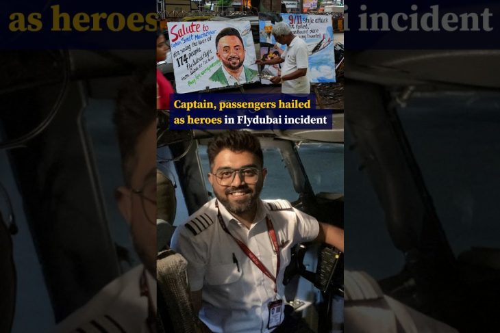 Captain, passengers hailed as heroes in Flydubai incident