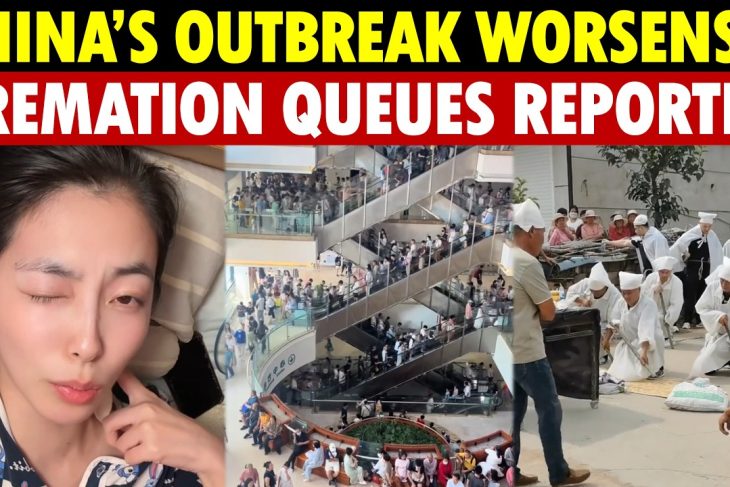 China’s Outbreak Worsens! Cremation Queues Reported, Mutation Claims Rise: “No Medicine Helps”