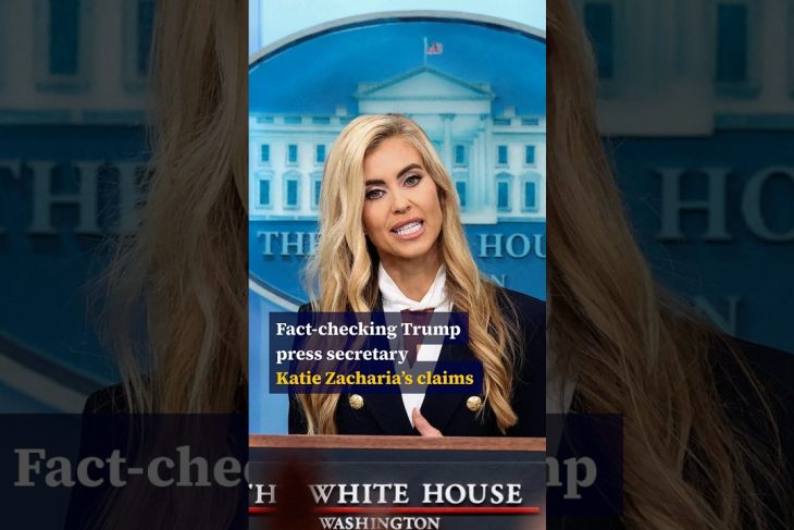 Fact-checking Trump press secretary Katie Zacharia’s claims