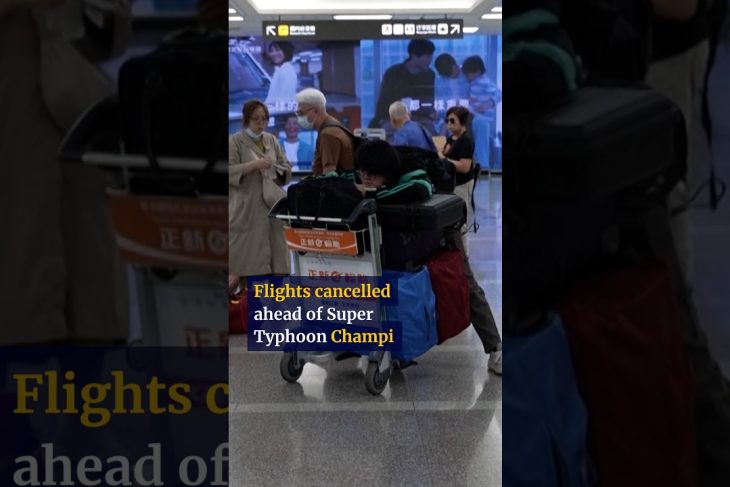 Flights cancelled ahead of Super Typhoon Champi