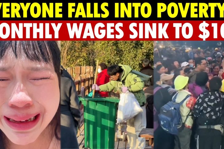 From Pride to Poverty in 30 Years! China’s Economy Crumbles: $100/Month, 22-Hour Days, Still Poor
