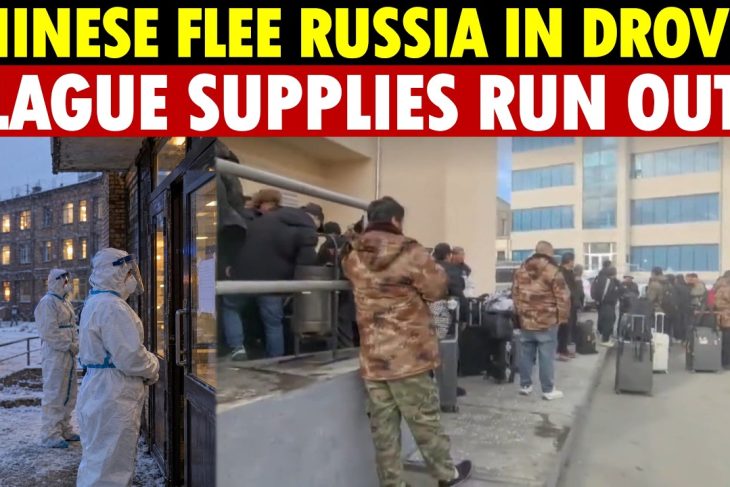 Plague Supplies Snapped Up! Chinese Form Long Overnight Queues to Flee Russia—Can’t Get Flights Home
