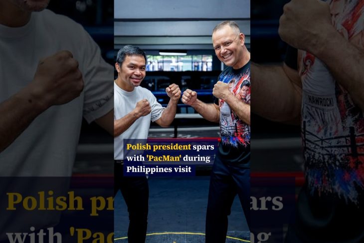 Poland’s president spars with Philippine boxing champ