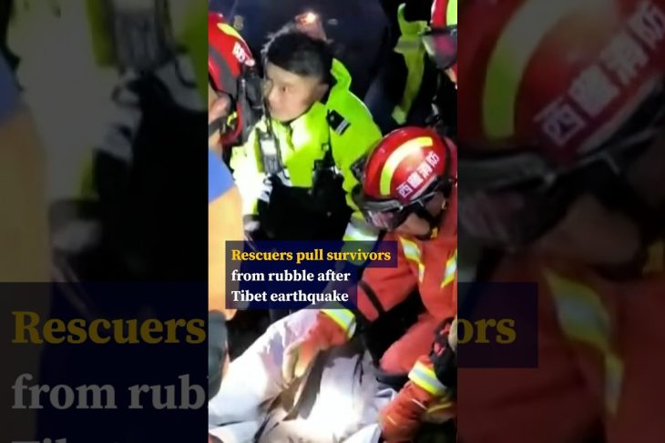 Rescuers pull survivors from rubble after Tibet earthquake