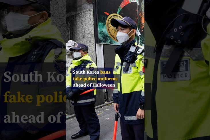 South Korea bans fake police uniforms ahead of Halloween