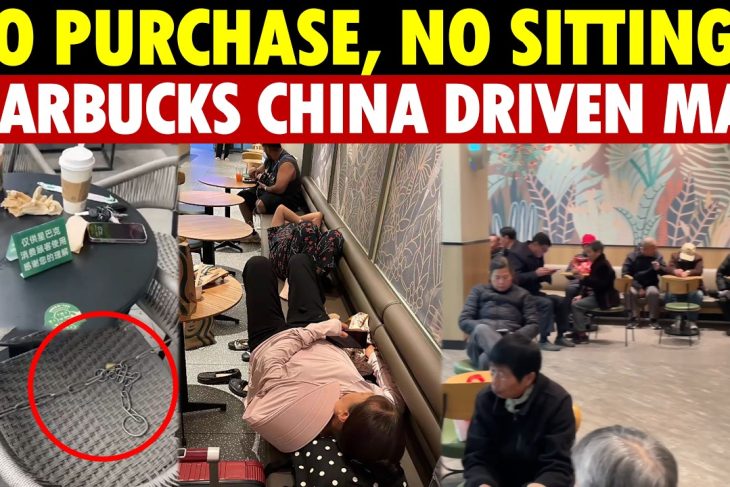 Starbucks China Has Had Enough! Older Women Sit Without Spending—Now Seats Get Locked